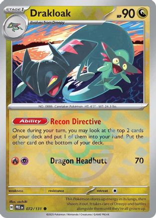 Drakloak (Poke Ball Pattern) - SV Prismatic Evolutions Holofoil