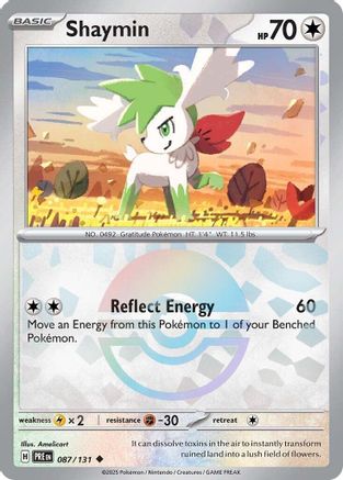 Shaymin (Poke Ball Pattern) - SV Prismatic Evolutions Holofoil