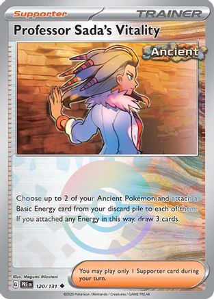 Professor Sada's Vitality (Poke Ball Pattern) 120 - SV Prismatic Evolutions Holofoil