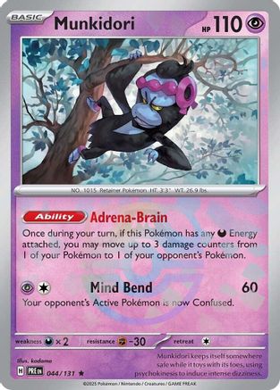 Munkidori (Master Ball Pattern) 44 - SV Prismatic Evolutions Holofoil