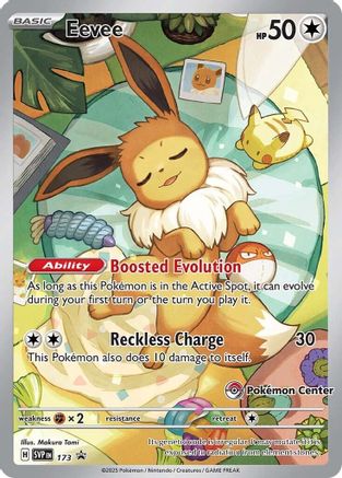 Eevee - 173 (Pokemon Center Exclusive) - SV Scarlet & Violet Promo Cards Holofoil