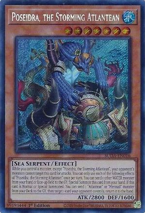 Poseidra, the Storming Atlantean (SUDA-EN016) - Supreme Darkness 1st Edition