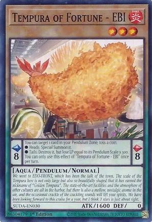Tempura of Fortune - EBI (SUDA-EN030) - Supreme Darkness 1st Edition