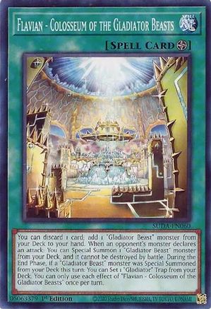 Flavian - Colosseum of the Gladiator Beasts (SUDA-EN060) - Supreme Darkness 1st Edition
