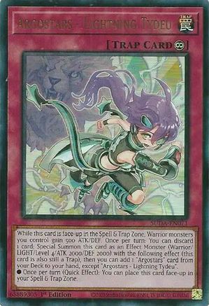 Argostars - Lightning Tydeu (SUDA-EN071) - Supreme Darkness 1st Edition