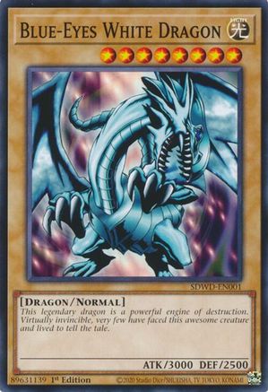 Blue-Eyes White Dragon (SDWD-EN001) (SDWD-EN001) - Structure Deck: Blue-Eyes White Destiny Unlimited
