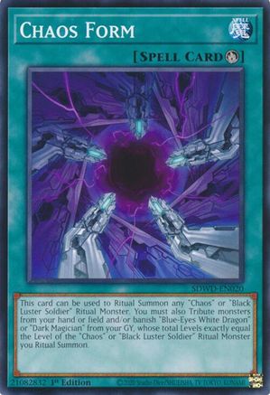 Chaos Form (SDWD-EN020) - Structure Deck: Blue-Eyes White Destiny 1st Edition