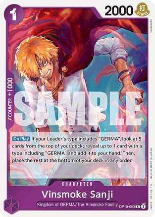 Vinsmoke Sanji (OP10-063) - Royal Blood