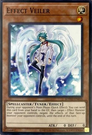 Effect Veiler (Unlimited Misprint) (SDWD-EN018) - Structure Deck: Blue-Eyes White Destiny Unlimited