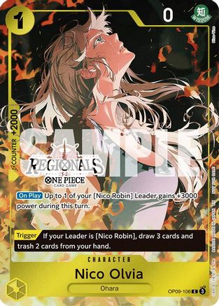 Nico Olvia (Offline Regional Participation Pack 2025 Vol.1) (OP09-106) - One Piece Promotion Cards