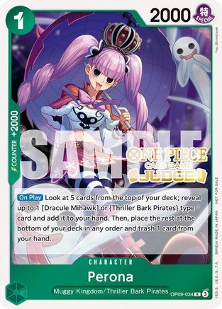 Perona (Judge Pack Vol. 5) (OP09-034) - One Piece Promotion Cards