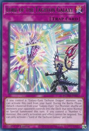 Lord of the Tachyon Galaxy (MZTM-EN017) - Maze of the Master 1st Edition