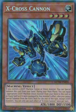 X-Cross Cannon (Collector's Rare) (MZTM-EN018) - Maze of the Master 1st Edition