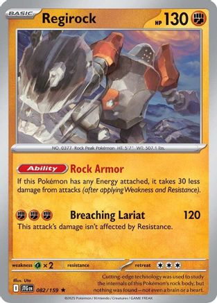Regirock 82 - SV09 Journey Together Holofoil