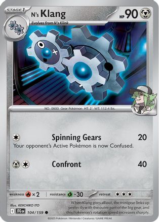 N's Klang 104 - SV09 Journey Together Reverse Holofoil
