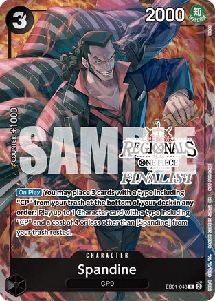 Spandine (Offline Regional Finalist Card Set 2025 Vol.1) (EB01-043) - One Piece Promotion Cards