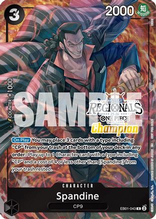 Spandine (Offline Regional Champion Card Set 2025 Vol.1) (EB01-043) - One Piece Promotion Cards