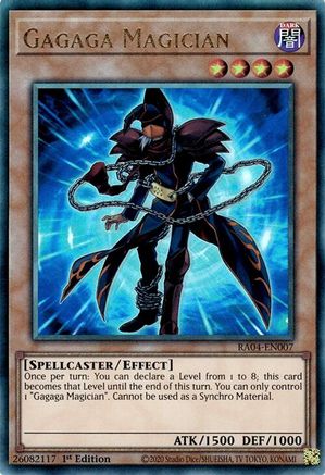 Gagaga Magician (PUR) (RA04-EN007) - Quarter Century Stampede 1st Edition