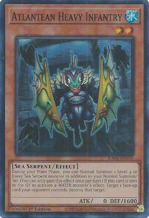 Atlantean Heavy Infantry (RA04-EN010) - Quarter Century Stampede 1st Edition