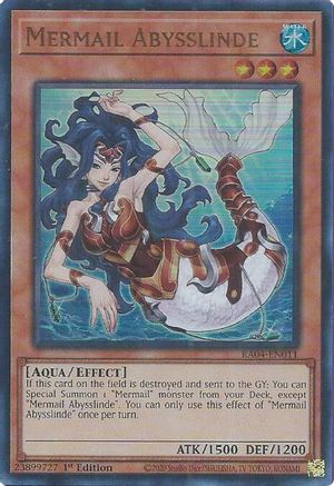 Mermail Abysslinde (UR) (RA04-EN011) - Quarter Century Stampede 1st Edition
