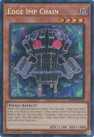 Edge Imp Chain (Secret Rare) (RA04-EN014) - Quarter Century Stampede 1st Edition