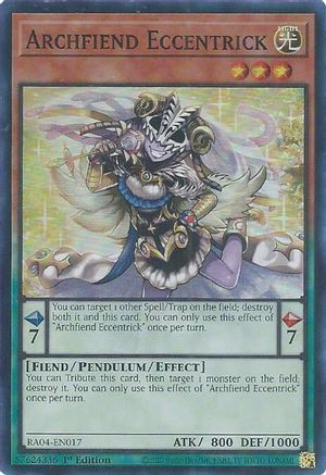 Archfiend Eccentrick (RA04-EN017) - Quarter Century Stampede 1st Edition