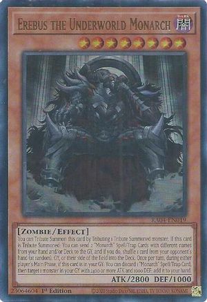 Erebus the Underworld Monarch (UR) (RA04-EN019) - Quarter Century Stampede 1st Edition