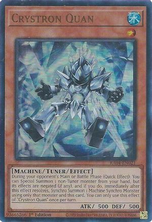 Crystron Quan (UR) (RA04-EN021) - Quarter Century Stampede 1st Edition