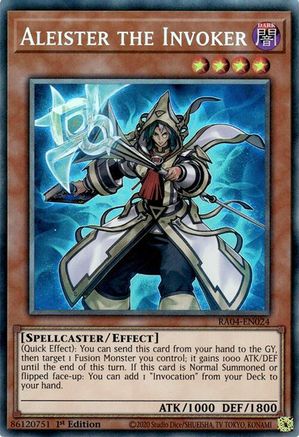 Aleister the Invoker (Alternate Art) (PCR) - RA04-EN024 - Quarter Century Stampede 1st Edition