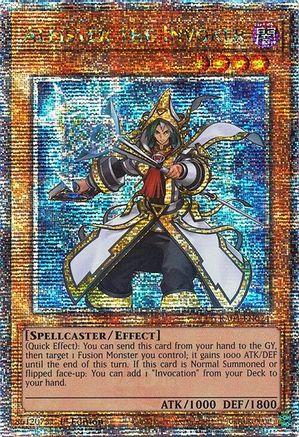 Aleister the Invoker (Alternate Art) (Quarter Century Secret Rare) - RA04-EN024 - Quarter Century Stampede 1st Edition
