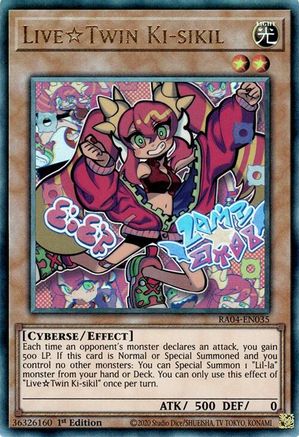 LiveTwin Ki-sikil (PUR) (RA04-EN035) - Quarter Century Stampede 1st Edition