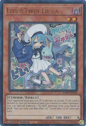LiveTwin Lil-la (UR) (RA04-EN036) - Quarter Century Stampede 1st Edition
