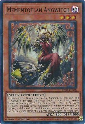 Mementotlan Angwitch (RA04-EN048) - Quarter Century Stampede 1st Edition