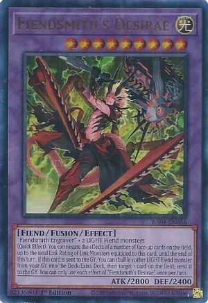 Fiendsmith's Desirae (UR) (RA04-EN056) - Quarter Century Stampede 1st Edition