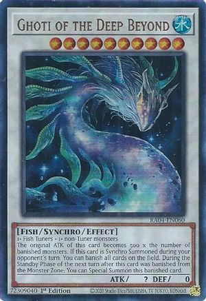 Ghoti of the Deep Beyond (UR) (RA04-EN060) - Quarter Century Stampede 1st Edition