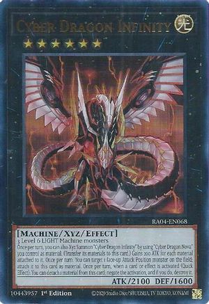 Cyber Dragon Infinity (UR) (RA04-EN068) - Quarter Century Stampede 1st Edition