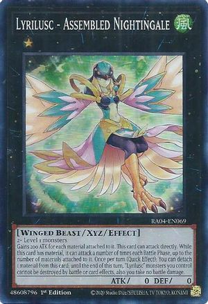 Lyrilusc - Assembled Nightingale (RA04-EN069) - Quarter Century Stampede 1st Edition