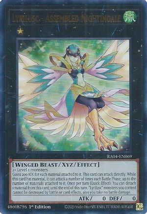 Lyrilusc - Assembled Nightingale (UR) (RA04-EN069) - Quarter Century Stampede 1st Edition
