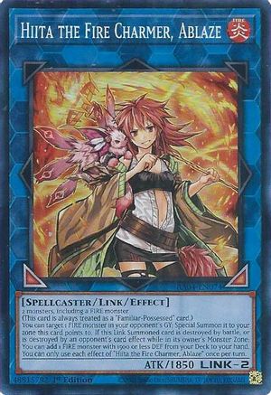 Hiita the Fire Charmer, Ablaze (RA04-EN074) - Quarter Century Stampede 1st Edition