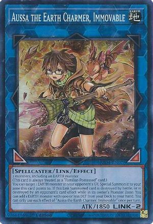 Aussa the Earth Charmer, Immovable (RA04-EN078) - Quarter Century Stampede 1st Edition
