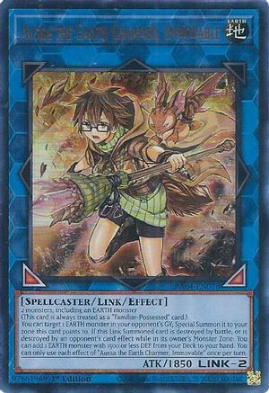 Aussa the Earth Charmer, Immovable (UR) (RA04-EN078) - Quarter Century Stampede 1st Edition