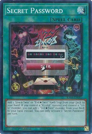 Secret Password (RA04-EN095) - Quarter Century Stampede 1st Edition
