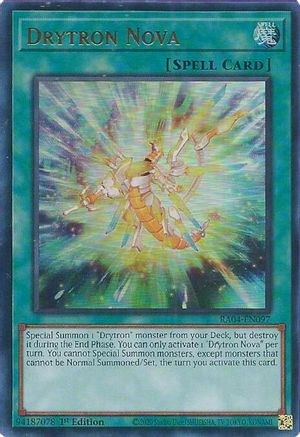 Drytron Nova (UR) (RA04-EN097) - Quarter Century Stampede 1st Edition