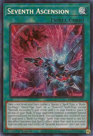 Seventh Ascension (RA04-EN098) - Quarter Century Stampede 1st Edition