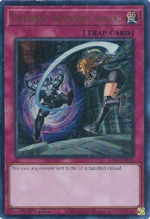 Different Dimension Ground (UR) (RA04-EN101) - Quarter Century Stampede 1st Edition