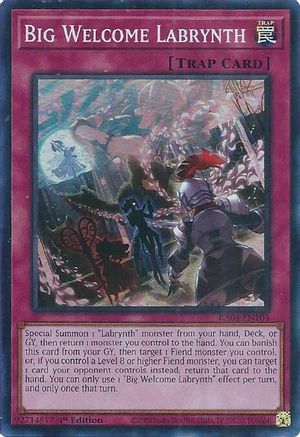 Big Welcome Labrynth (RA04-EN104) - Quarter Century Stampede 1st Edition