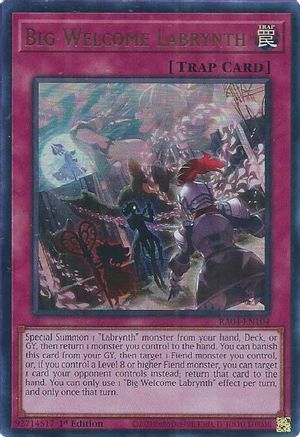 Big Welcome Labrynth (UR) (RA04-EN104) - Quarter Century Stampede 1st Edition