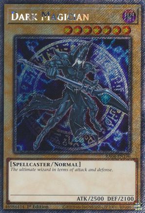 Dark Magician (6th Art) (Platinum Secret Rare) (RA04-EN106) - Quarter Century Stampede 1st Edition