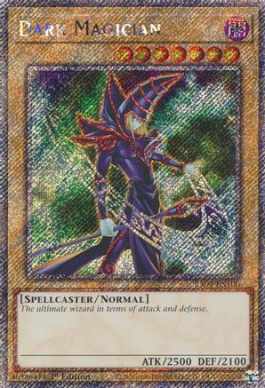 Dark Magician (7th Art) (Platinum Secret Rare) (RA04-EN106) - Quarter Century Stampede 1st Edition
