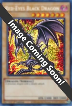 Red-Eyes Black Dragon (7th Art) (Quarter Century Secret Rare) (RA04-EN109) - Quarter Century Stampede 1st Edition